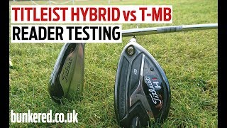 Titleist 818 hybrids vs 718 TMB Reader testing [upl. by Jaime435]