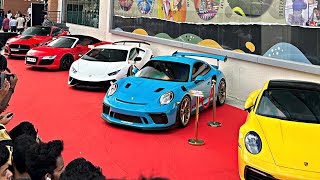 Independence Day🇮🇳Supercars Meet at Global Mall Bangalore 2024 [upl. by Iormina]