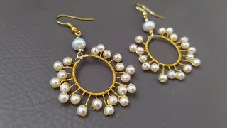 El Yapımı Takı  Küpe Yapımı  Earrings Making [upl. by Sabah827]