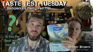 Backpackers Pantry Pad Thai Taste Test  Best backpacking food ever [upl. by Eyanaj302]