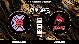 Criollos de Caguas vs Leones de Ponce  Juego 6 Semifinal  BSN2024 [upl. by Israel]