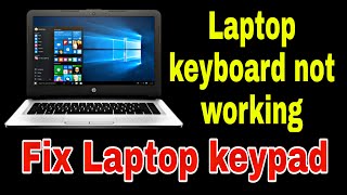 solved how to fix laptop keypad buttons not working  some keys are not working  laptop repair [upl. by Kudva]