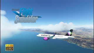 Flight Simulator 2023  Volaris a320neo  Landing at Guadalajara  1080p  MSFS2020 [upl. by Gabler]