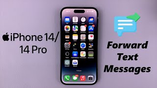 iPhone 1414 Pro How To Forward Text Messages [upl. by Malia242]