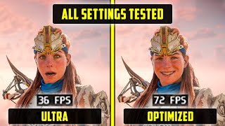 Horizon Forbidden West  Performance Optimization Guide  Optimized Settings [upl. by Enilrahc]