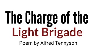 The Charge of the Light Brigade  Poem by Alfred Tennyson in hindi [upl. by Lalage]