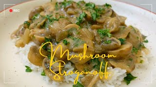 MINDBLOWING Mushroom Stroganoff Recipe You Need to Try Now stroganoff [upl. by Lashar]