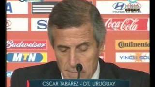 Uruguay Alemania habla Oscar Tabarez después del mejor partido del mundial 1 [upl. by Imim]