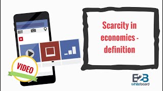 Scarcity in economics  definition [upl. by Arobed381]