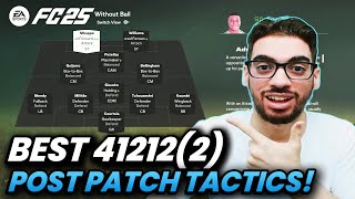 POST PATCH BEST META 412122 FORMATION AND CUSTOM TACTICS  FC 25 ULTIMATE TEAM [upl. by Julianna609]