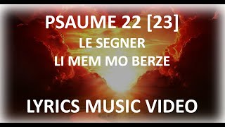 Le Segner li mem mo Berze Lyrics Video [upl. by Narag255]