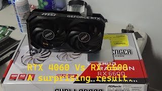 RX 6600 Vs RTX 4060 Why is the 4060 even a 60 range card [upl. by Arv483]