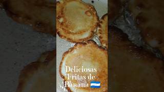 Deliciosas Fritas de Banana 🇭🇳👩🏻‍🍳 viralvideo cafe honduras fritas [upl. by Sacram]