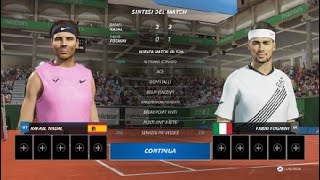 TWT 2 NADAL vs FOGNINI GAMEPLAY [upl. by Yasmeen]