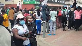 BREAKING NEWS NAIROBI MFANGANO STREET GEN Z HEADING STATE HOUSE [upl. by Ready435]