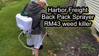 BEST SPRAYER weed killer poison  Harbor Freight Niagara 56645 Chemical Sprayer backpack RM43 [upl. by Seem431]