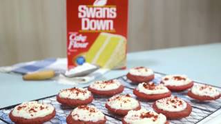 Swans Down Red Velvet Cookies [upl. by Hitt]