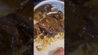 These beef tips and gravy will be your new favorite weekend dinner Try it out bbqwithbigjake [upl. by Hillary]