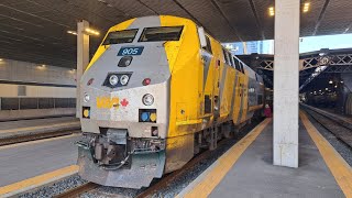 Via Rail Canada Corridor Train 64 Toronto ⇒ Montreal [upl. by Ellainad]