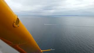 Clyde Carlson in his Uniflite Boat Hakai Bound Jim in DeHavilland Beaver Seaplane [upl. by Ong]