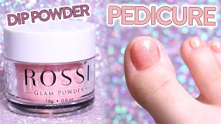 How to Use Dip Powder for PEDICURE 😍 [upl. by Yruoc271]