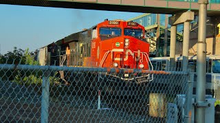 CN 3190 West Leading CN U7  Belvedere  Edmonton AB [upl. by Halli486]