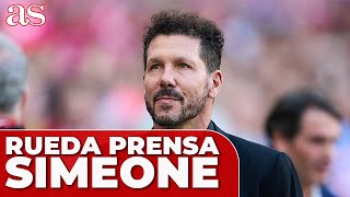 SIMEONE en RUEDA de PRENSA CELTA BENÍTEZ ÁRBITROS  ATLÉTICO [upl. by Rachaba]