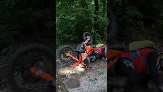 Failed log crossing Amateur Enduro [upl. by Ittap]