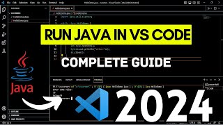 How to Install amp Run Java in Visual Studio Code 2024 Complete Guide  Java Extensions in VS Code [upl. by Stalder]