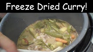 DIY Freeze Dried  BEEF CURRY amp VEGETABLES  in a Harvest Right Home Freeze Dryer [upl. by Dannica]