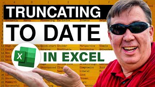 Excel  How to Remove Time Portion of an Excel cell containing Date and Time  Episode 752 [upl. by Einnaoj]