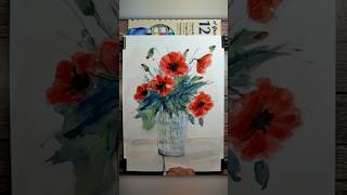 Aquarelle Florale 🌺 Pour Débutant 🖌️ [upl. by Akino]