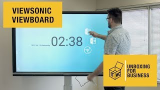 ViewSonic ViewBoard IFP7550  Unboxing for Business [upl. by Ajak]