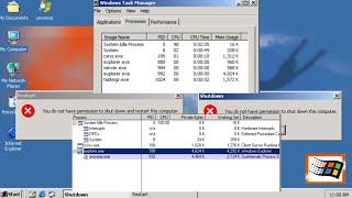 Windows 2000 with almost critical process are terminated [upl. by Huebner]