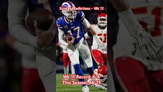 Sunday NFL Game Predictions  Vol 6 Week 12 20242025 [upl. by Ailemak]