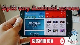 How to SPLIT any Android screen  use multiple screen and multi window  Bengali [upl. by Edveh]