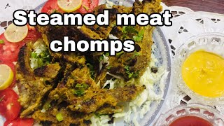 Steamed Meat chomps at homeMilkyway recipes [upl. by Mendive]