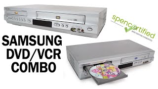 The Best Samsung DVD VCR Combo Player VHS Player and Recorder DVDV4600 Product Demonstration [upl. by Lerej]