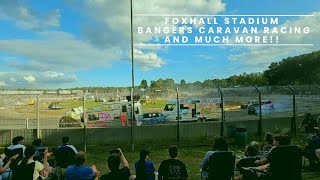 FOXHALL STADIUM BANK HOLIDAY RACING BIG CRASHES FT BANGERS CARAVAN RACING AND MUCH MORE [upl. by Templia209]