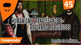 COMPRENDRE LHUMANISME LA RENAISSANCE ET LES RÉFORMES RELIGIEUSES  Michel Ange  Vésale  Luther [upl. by Ihsir]