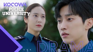 Will Jin Young amp Krystal split up like this Police University Ep 13 [upl. by Arrimat]