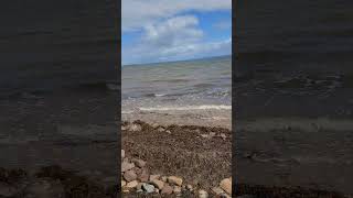 Bayfield Beach NOVA Scotia vanlife canada travelideas wavesounds naturesounds ocean roadtrip [upl. by Norrat219]