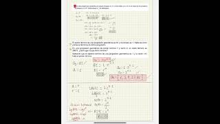 Problemas Progresiones aritméticas y geométricas y sumatorias [upl. by Yssirc]