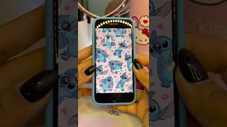 Iphone 8  Stitch 💙🥥🌴✨ iphone8 apple tecnologia stitch disney asmr satisfyingvideo [upl. by Irallih]