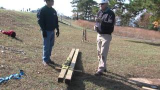 Building an A Frame with timbers [upl. by Dupuy461]