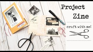 Project Zine  craft with me [upl. by Nbi]