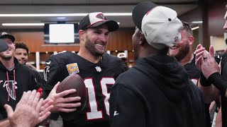 Atlanta Falcons locker room celebrates divisional win  Tampa Bay Buccaneers vs Atlanta Falcons [upl. by Nitsruk]