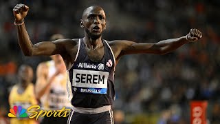 Kenyas Amos Serem captures GOLD in mens 3000m steeplechase at Diamond League  NBC Sports [upl. by Eidda289]