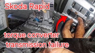 Skoda Rapid automatic transmission torque converter failure  fault code P0721 part 1 [upl. by Doe]