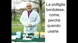 La poltiglia bordolese come perché quando usarla [upl. by Bedad]